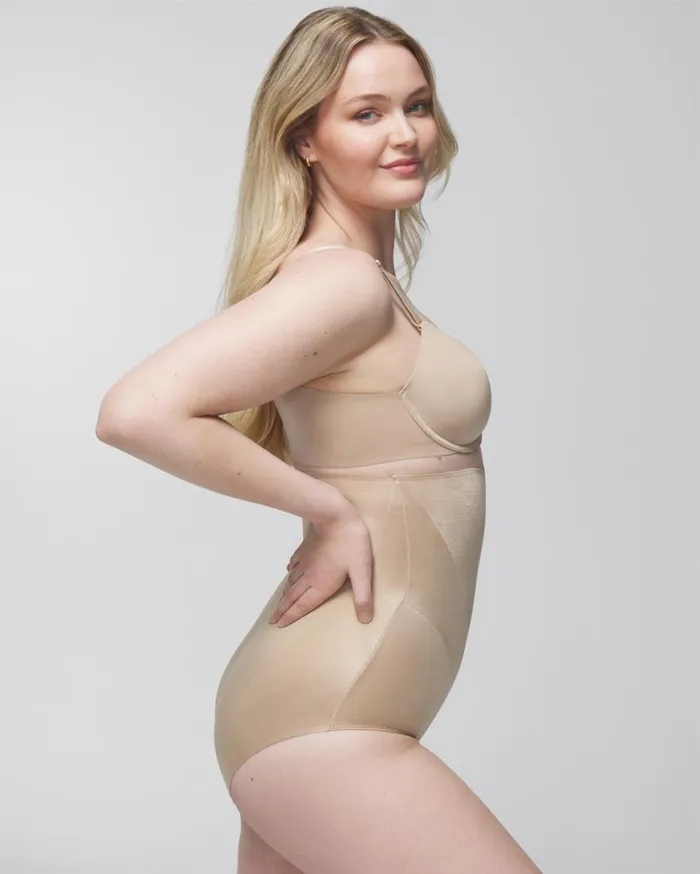 Soma Vanishing Edge High Waist Brief Pale Sand Women Panties