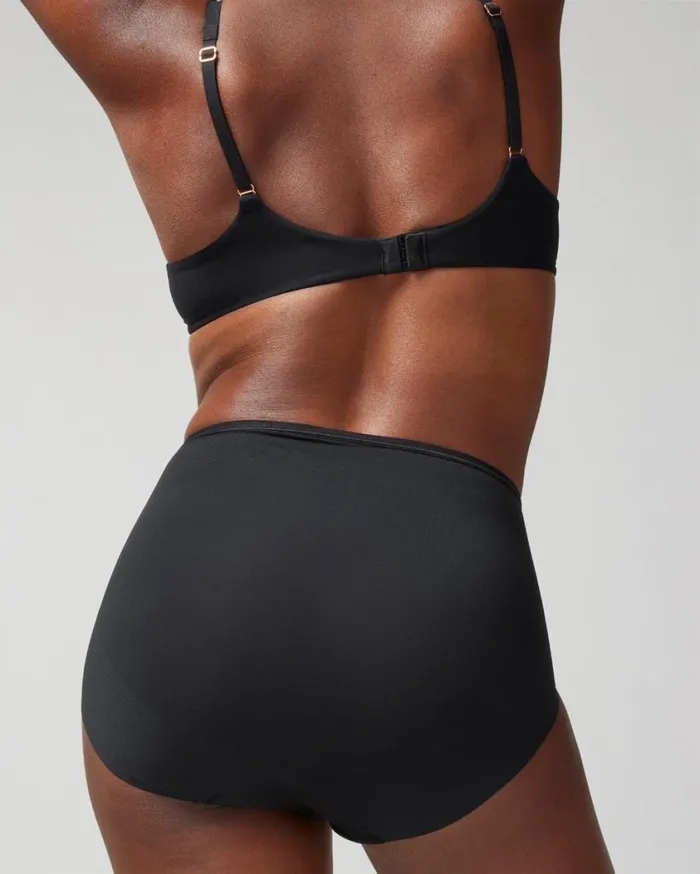 Soma Vanishing Edge Microfiber Retro Brief Hush Women Panties
