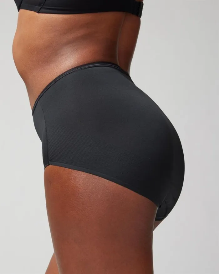 Soma Vanishing Edge Microfiber Retro Brief Hush Women Panties