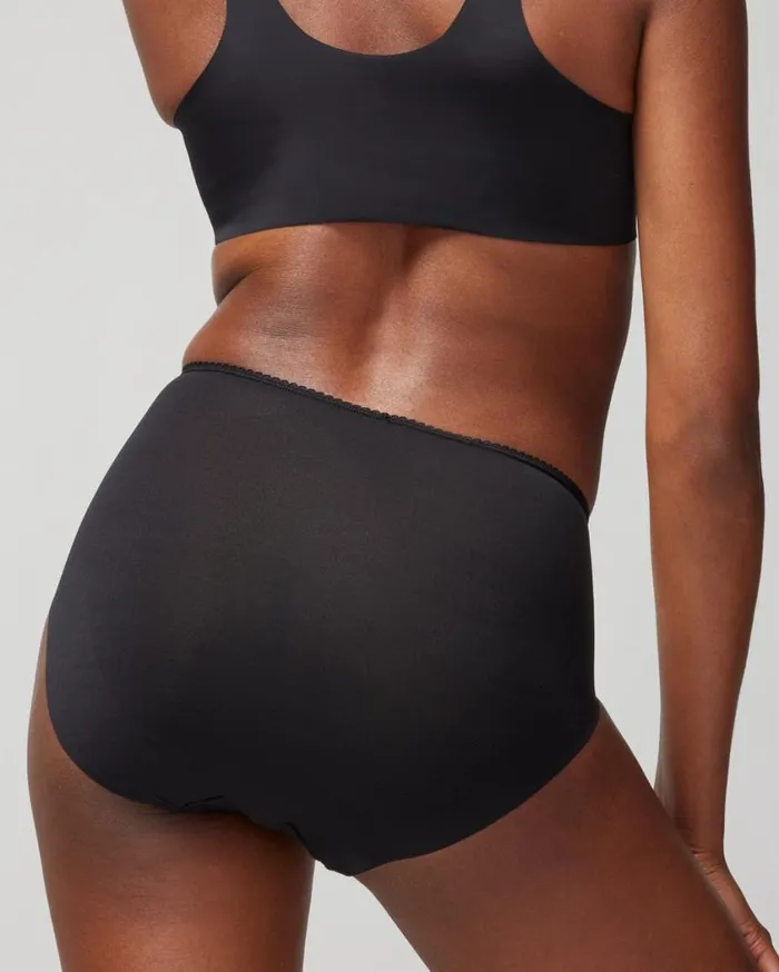 Soma Vanishing Tummy Retro Brief With Lace French Mauve Women Panties