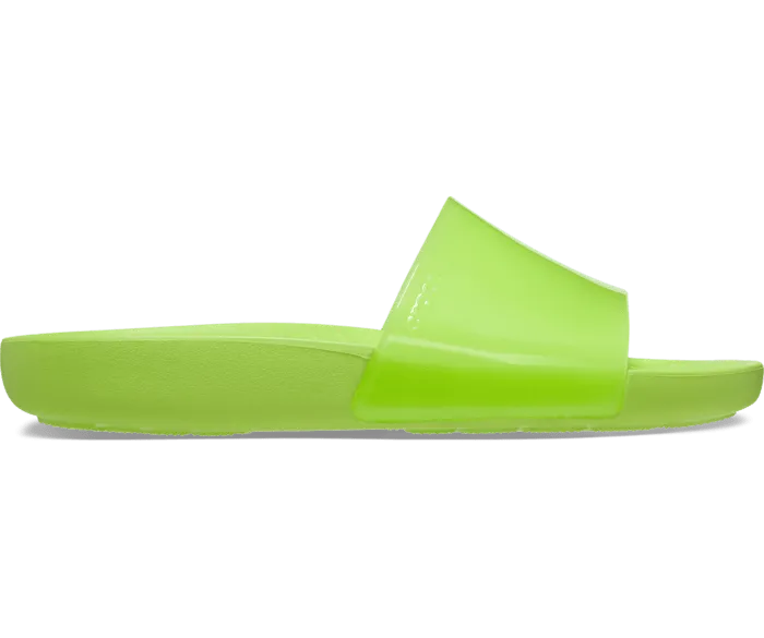 Splash Glossy Slide Limeade Women Crocs Slides