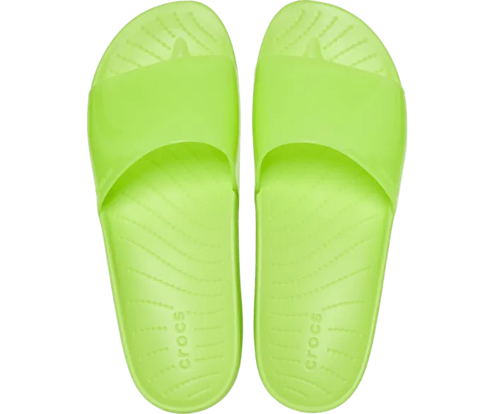 Splash Glossy Slide Limeade Women Crocs Slides