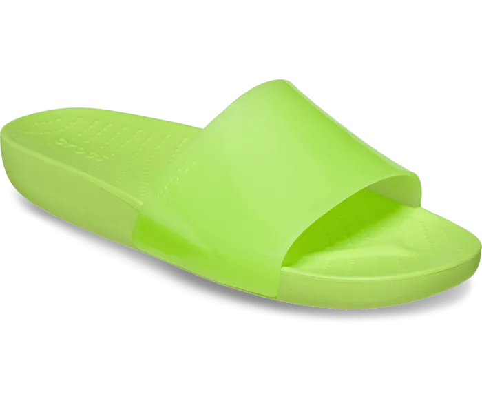 Splash Glossy Slide Limeade Women Crocs Slides