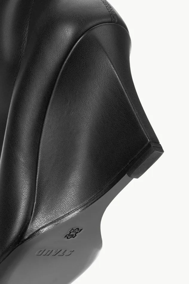 STAUD Boots VESPER ANKLE WEDGE BOOT Black 8211 Women STAUD Boots VESPER ANKLE WEDGE BOOT Black 8211 Women