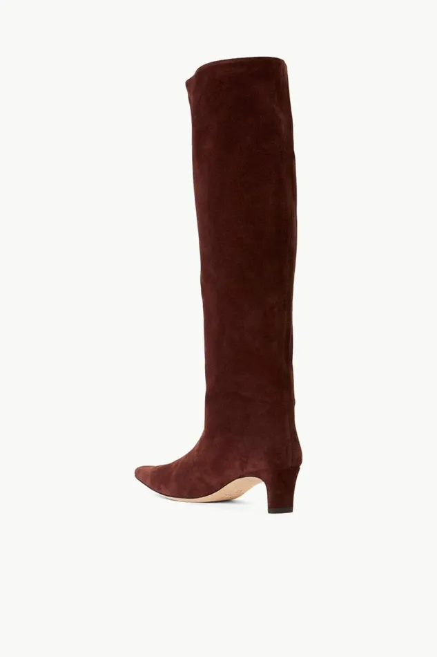 STAUD Boots WALLY BOOT Mahogany Suede 8211 Women STAUD Boots WALLY BOOT Mahogany Suede 8211 Women