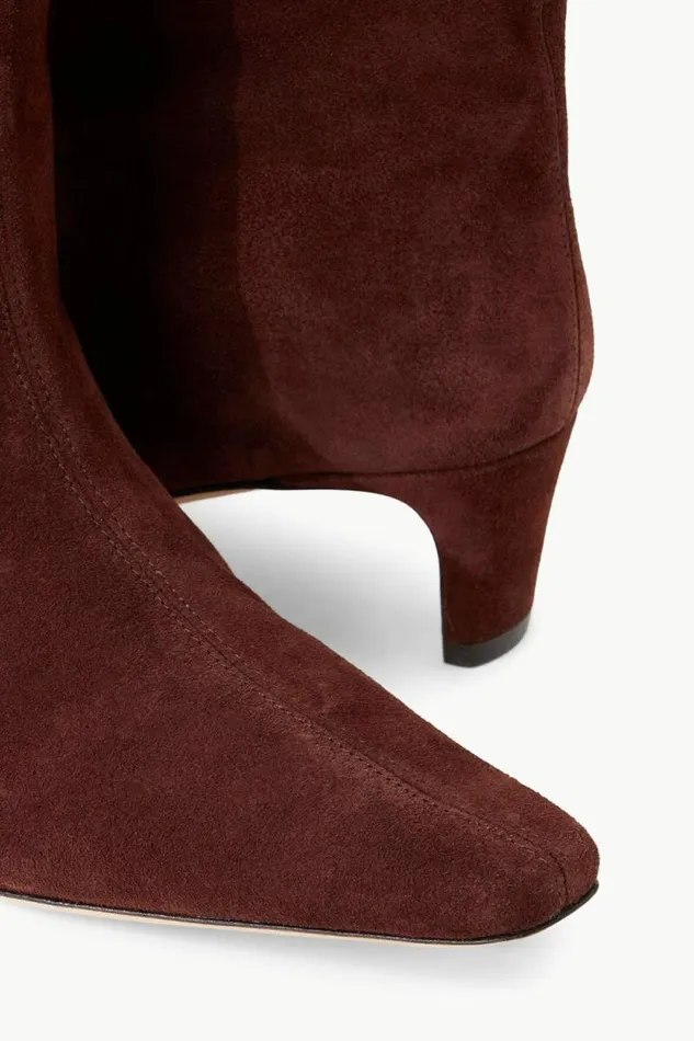 STAUD Boots WALLY BOOT Mahogany Suede 8211 Women STAUD Boots WALLY BOOT Mahogany Suede 8211 Women