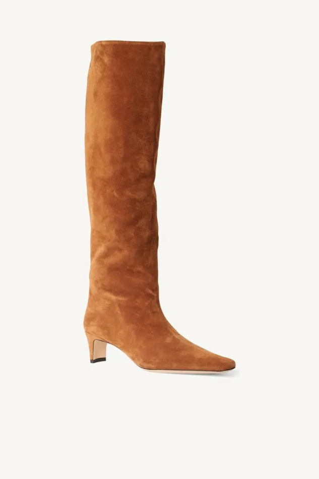STAUD Boots WALLY BOOT Tan Suede 8211 Women