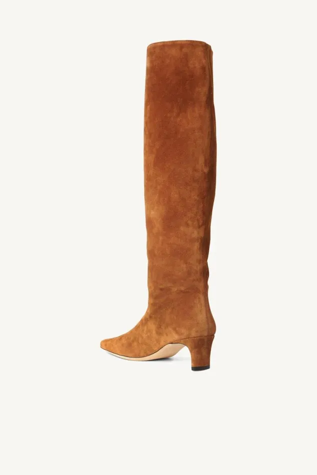 STAUD Boots WALLY BOOT Tan Suede 8211 Women