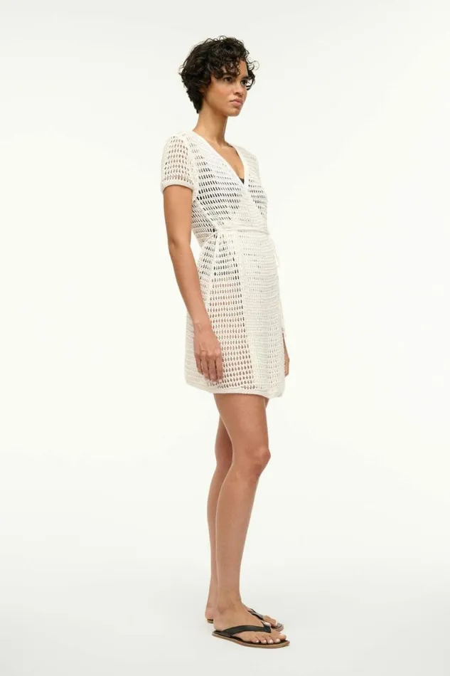 STAUD CoverUps SPRITZ COVERUP DRESS Ivory 8211 Women STAUD CoverUps SPRITZ COVERUP DRESS Ivory 8211 Women
