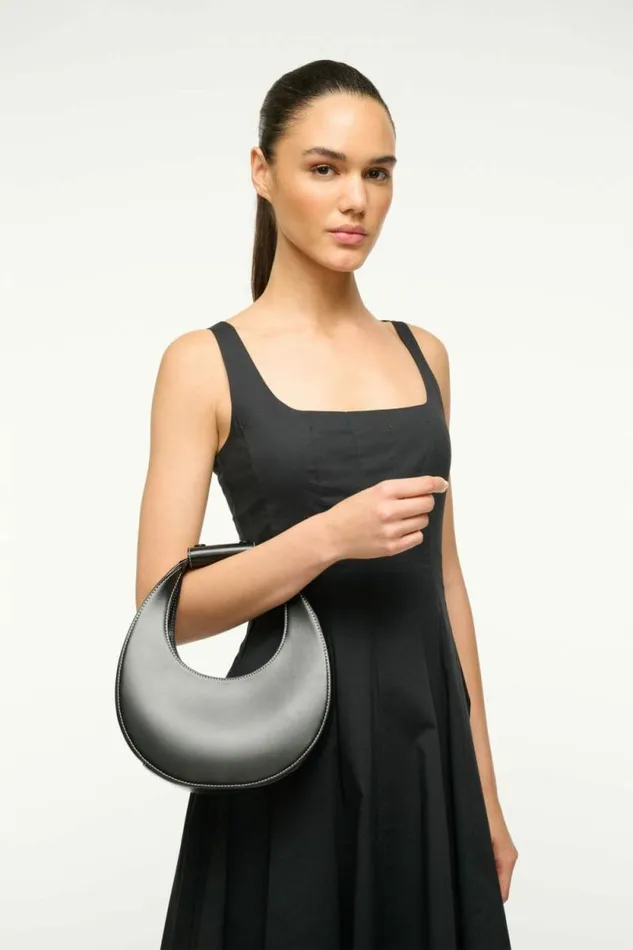 STAUD Crossbody MINI MOON BAG Black 8211 Women