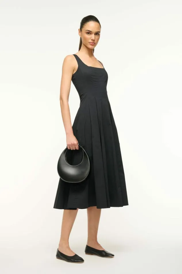 STAUD Crossbody MINI MOON BAG Black 8211 Women