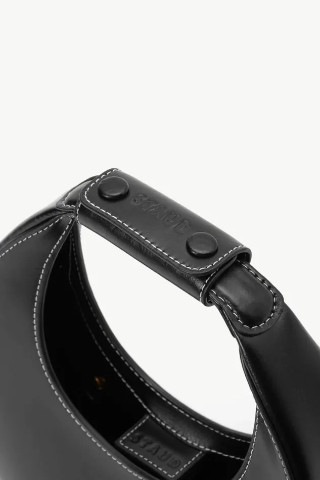 STAUD Crossbody MINI MOON BAG Black 8211 Women
