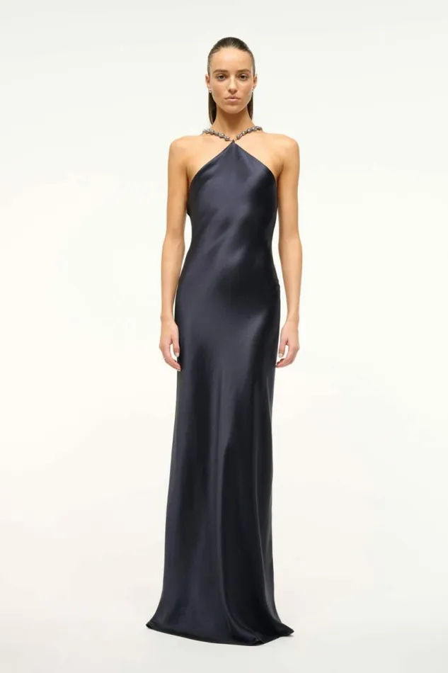 STAUD Dresses CADENCE DRESS Navy 8211 Women