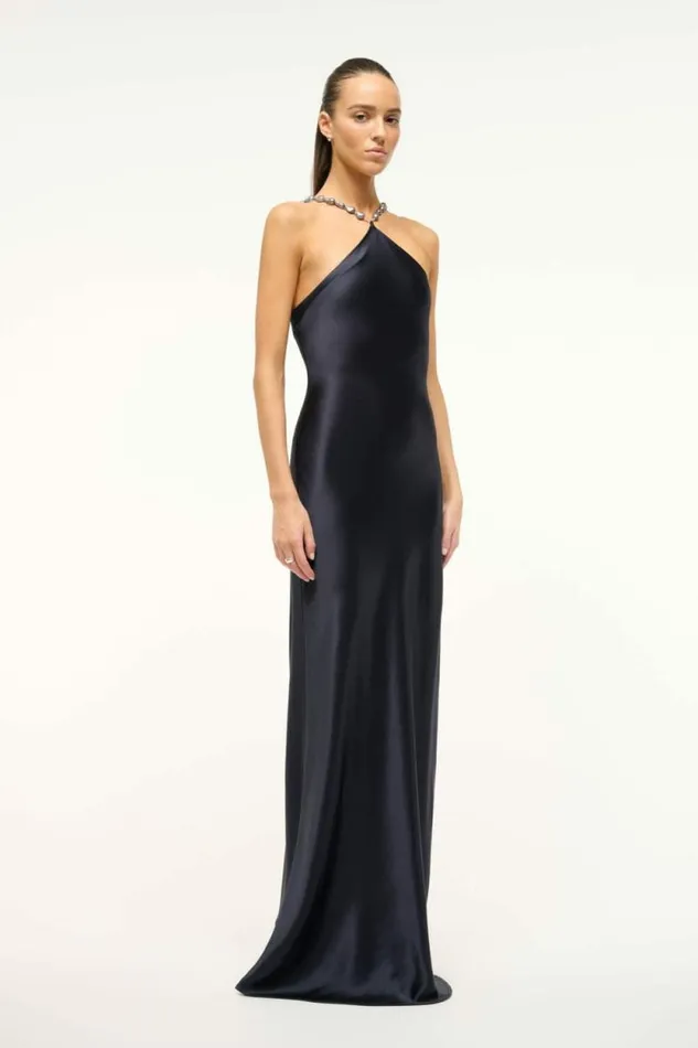 STAUD Dresses CADENCE DRESS Navy 8211 Women