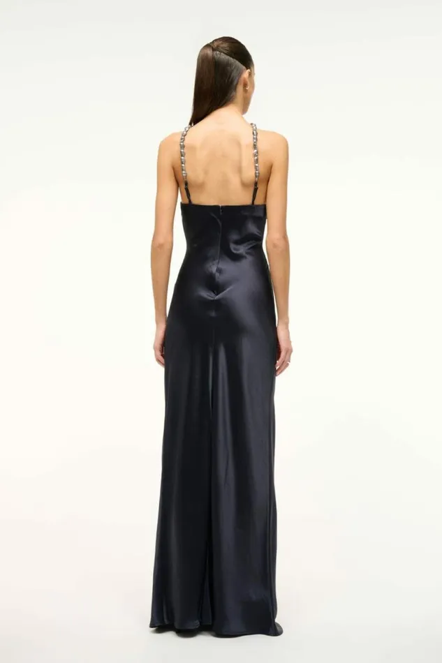 STAUD Dresses CADENCE DRESS Navy 8211 Women