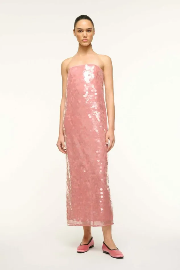 STAUD Dresses CASEY DRESS Sienna 8211 Women