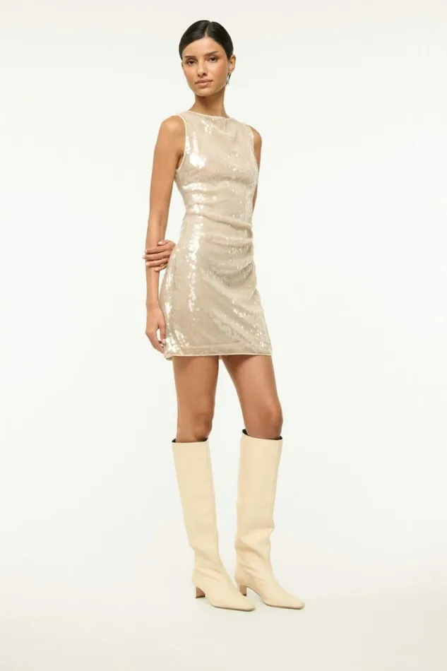 STAUD Dresses ETON DRESS Moon 8211 Women STAUD Dresses ETON DRESS Moon 8211 Women