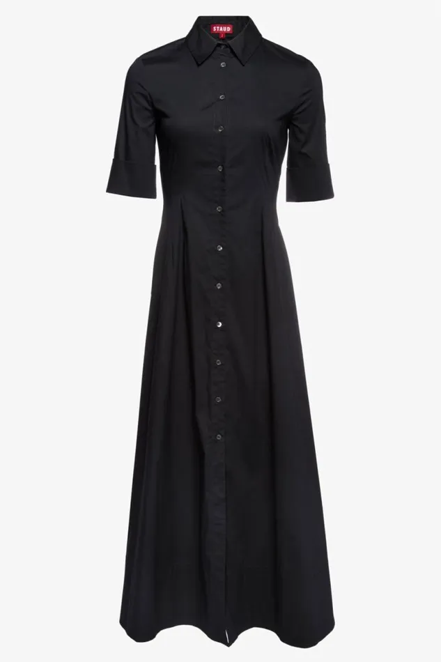 STAUD Dresses JOAN MAXI DRESS Black 8211 Women