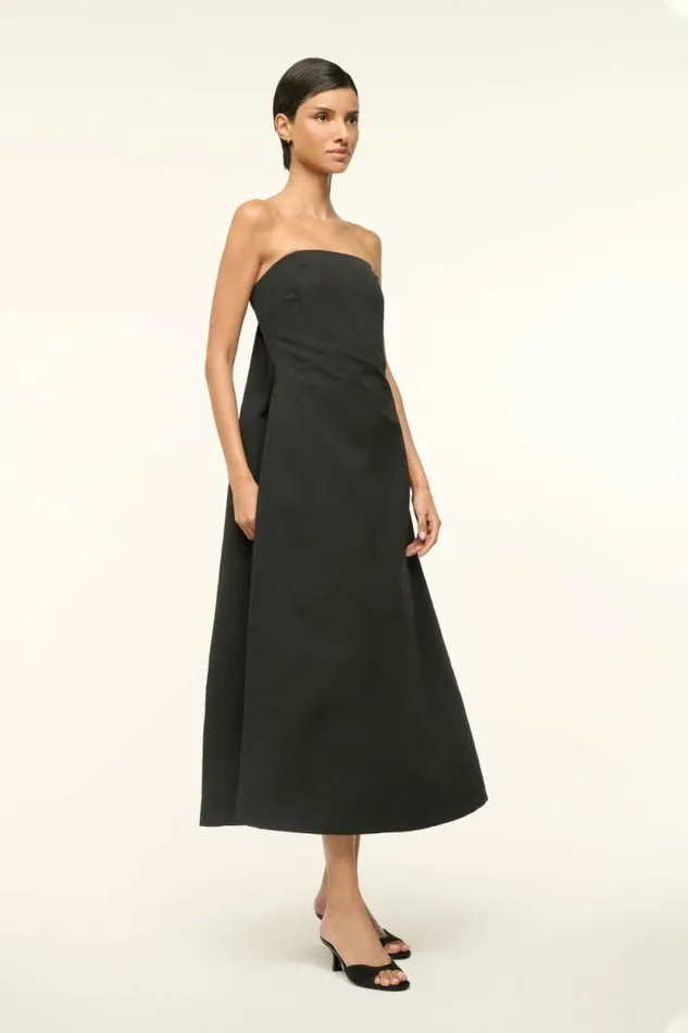 STAUD Dresses KENNEDY DRESS Black 8211 Women STAUD Dresses KENNEDY DRESS Black 8211 Women