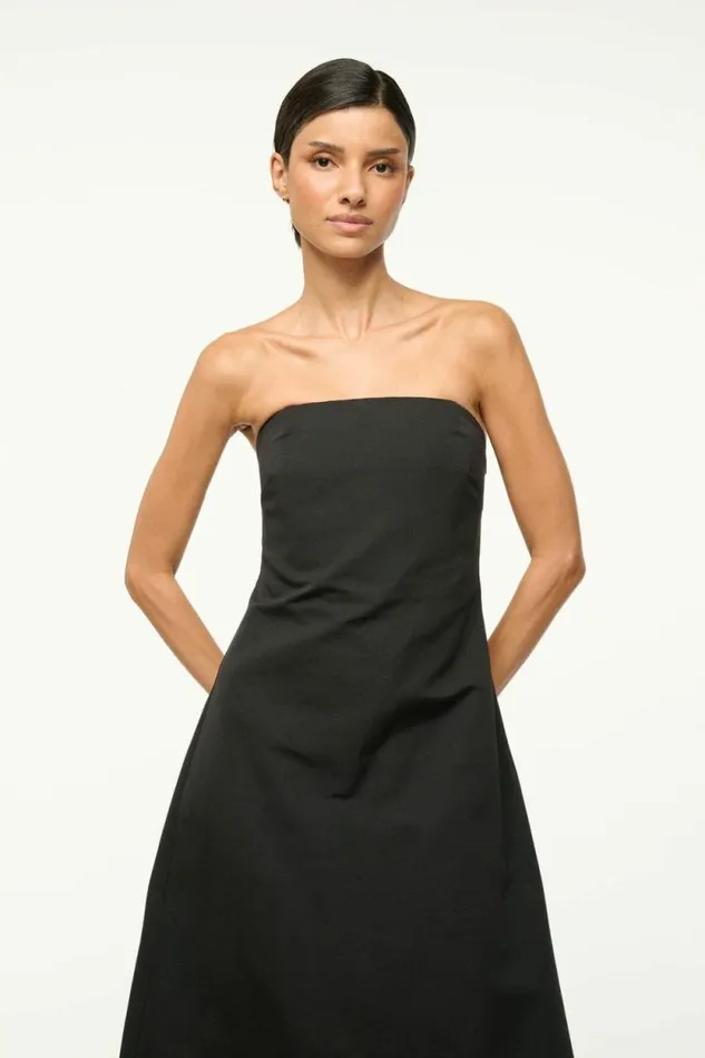 STAUD Dresses KENNEDY DRESS Black 8211 Women STAUD Dresses KENNEDY DRESS Black 8211 Women