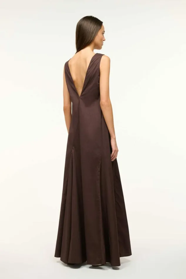 STAUD Dresses ROMA DRESS Earth 8211 Women STAUD Dresses ROMA DRESS Earth 8211 Women
