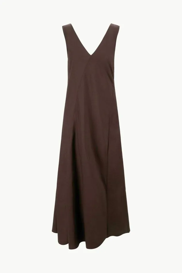 STAUD Dresses ROMA DRESS Earth 8211 Women STAUD Dresses ROMA DRESS Earth 8211 Women