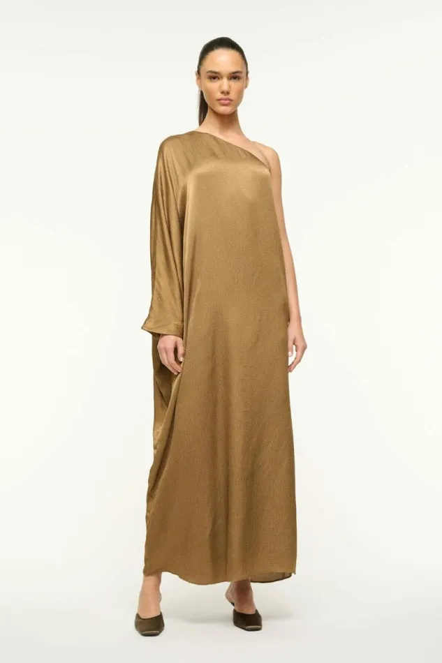 STAUD Dresses SONIA DRESS Caramel 8211 Women