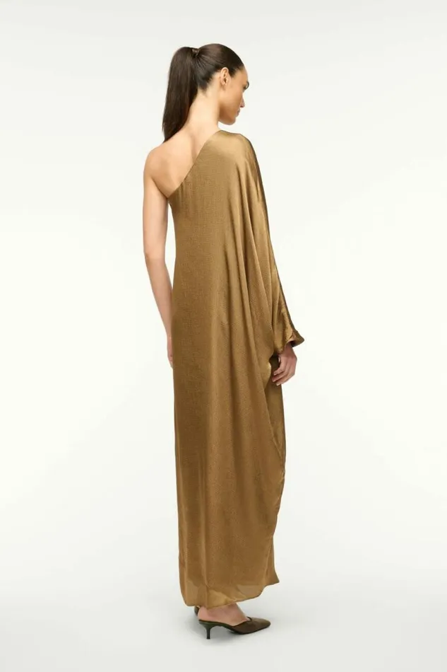 STAUD Dresses SONIA DRESS Caramel 8211 Women STAUD Dresses SONIA DRESS Caramel 8211 Women