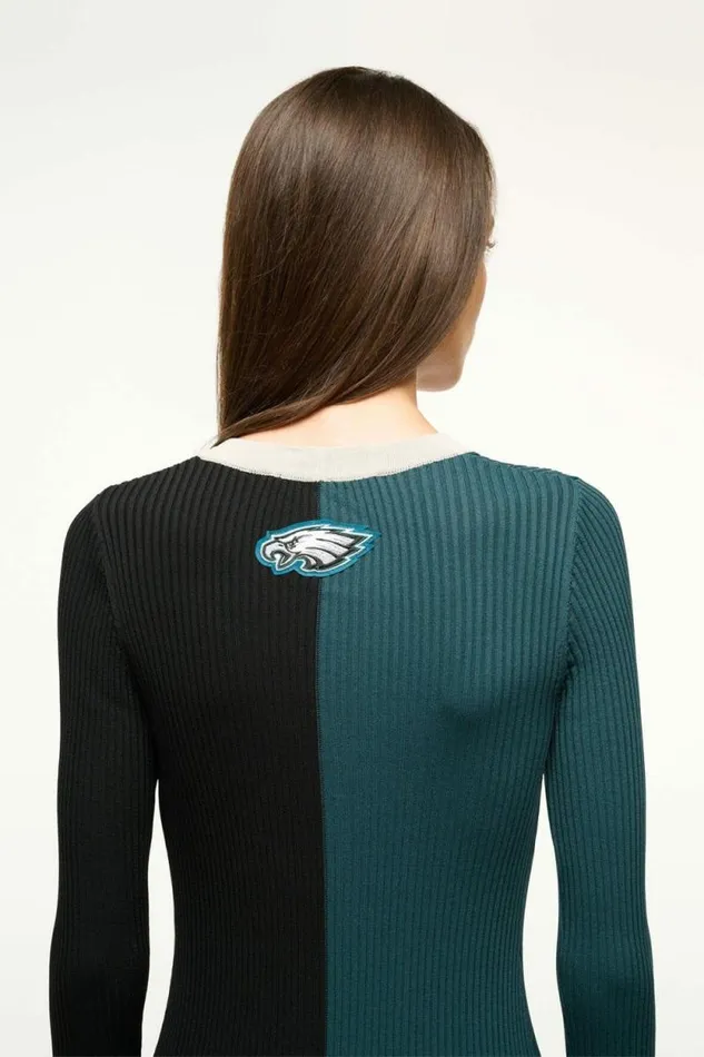 STAUD Dresses THE NFL SHOKO SWEATER Philadelphia Eagles 8211 Women STAUD Dresses THE NFL SHOKO SWEATER Philadelphia Eagles 8211 Women