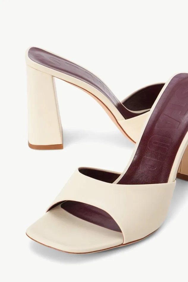 STAUD Heels SLOANE HEEL Cream 8211 Women