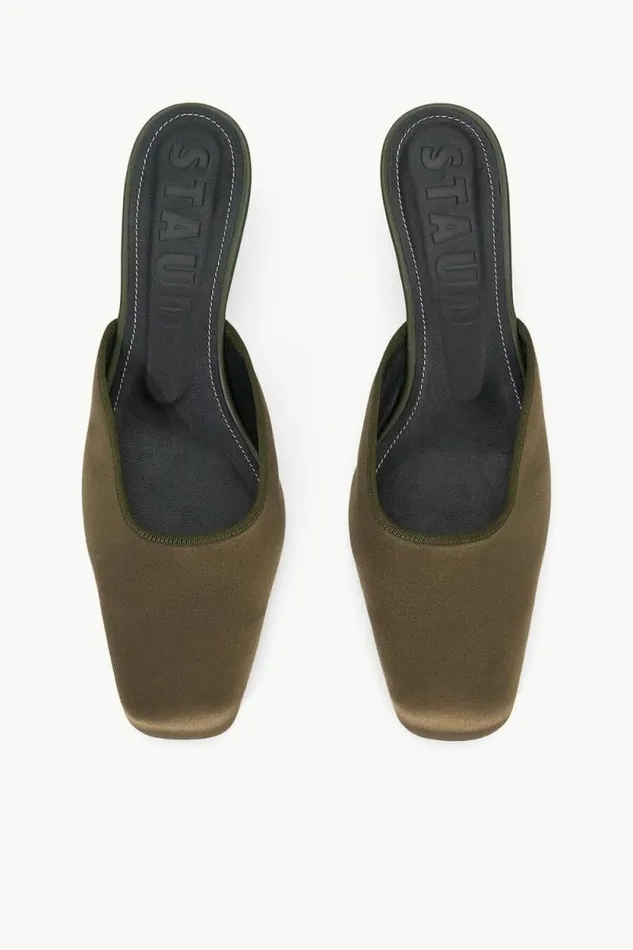 STAUD Mules and Flats OTTO KITTEN HEEL Woodland 8211 Women