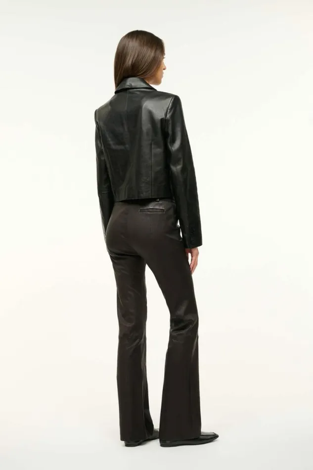 STAUD Outerwear and Jackets LEATHER MARINO JACKET Black 8211 Women