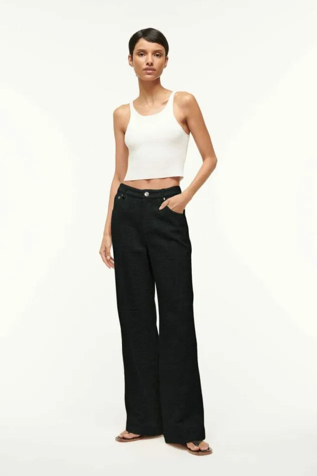 STAUD Pants and Shorts GRAYSON PANT Black 8211 Women