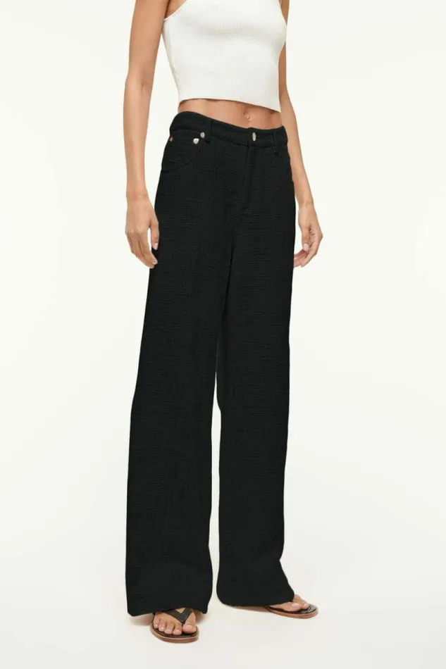 STAUD Pants and Shorts GRAYSON PANT Black 8211 Women