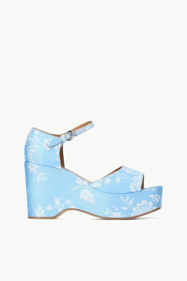 STAUD Platforms and Wedges STELLA PLATFORM SANDAL Blue Rose 8211 Women