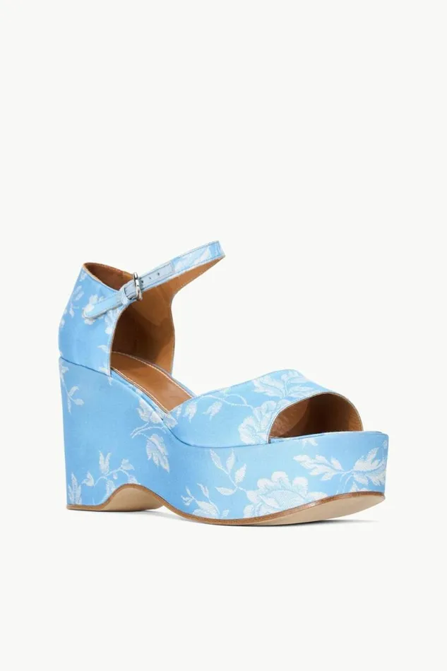 STAUD Platforms and Wedges STELLA PLATFORM SANDAL Blue Rose 8211 Women