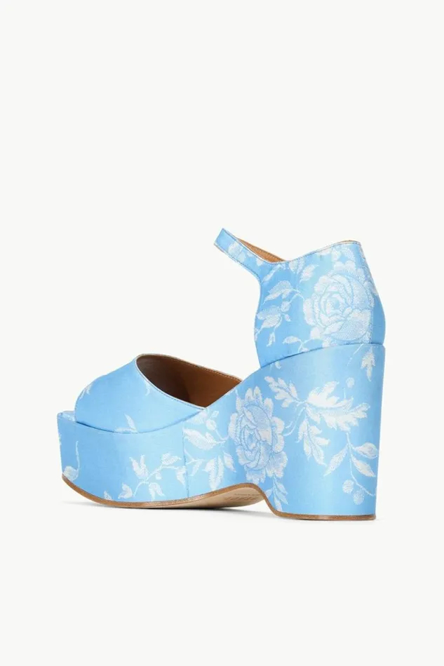 STAUD Platforms and Wedges STELLA PLATFORM SANDAL Blue Rose 8211 Women