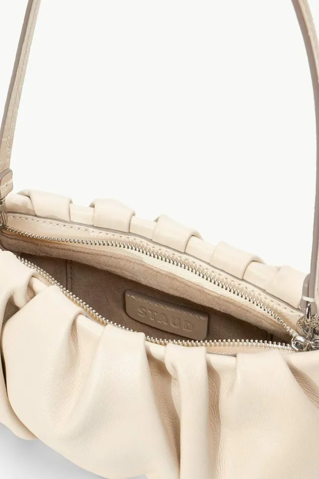 STAUD Shoulder BEAN BAG Cream 8211 Women STAUD Shoulder BEAN BAG Cream 8211 Women