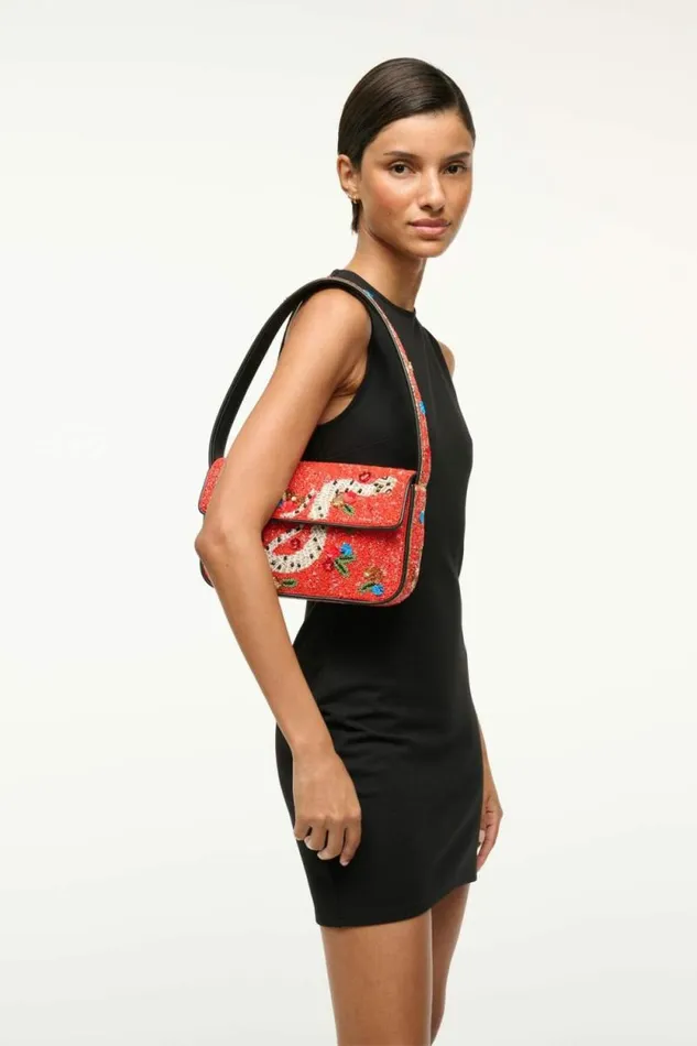 STAUD Shoulder TOMMY BEADED BAG Year Of The Snake 8211 Women STAUD Shoulder TOMMY BEADED BAG Year Of The Snake 8211 Women