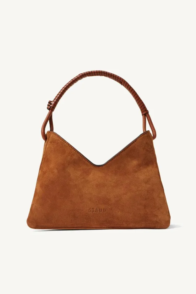 STAUD Shoulder VALERIE SHOULDER BAG Tan Suede 8211 Women STAUD Shoulder VALERIE SHOULDER BAG Tan Suede 8211 Women