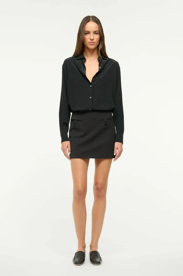 STAUD Skirts ANNETTE SKIRT Black 8211 Women