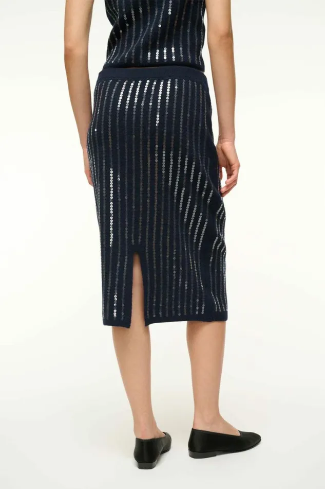 STAUD Skirts MIMI SKIRT Navy 8211 Women STAUD Skirts MIMI SKIRT Navy 8211 Women
