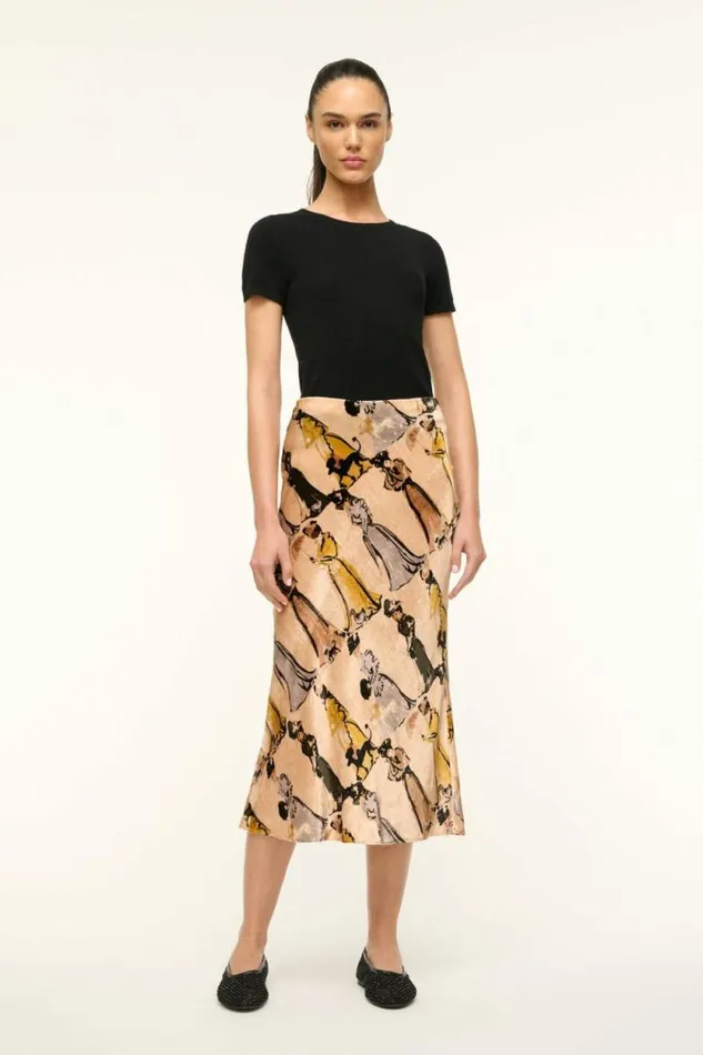 STAUD Skirts SADIE SKIRT Walk In The Park 8211 Women