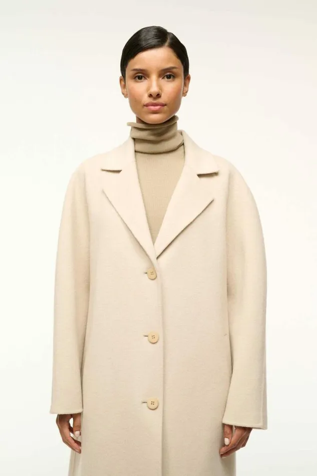 STAUD STAUD and Wrangler CHRYSALIS COAT Oyster 8211 Women