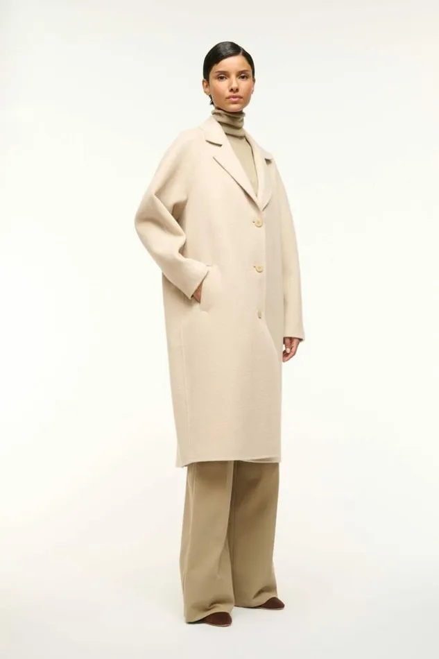 STAUD STAUD and Wrangler CHRYSALIS COAT Oyster 8211 Women