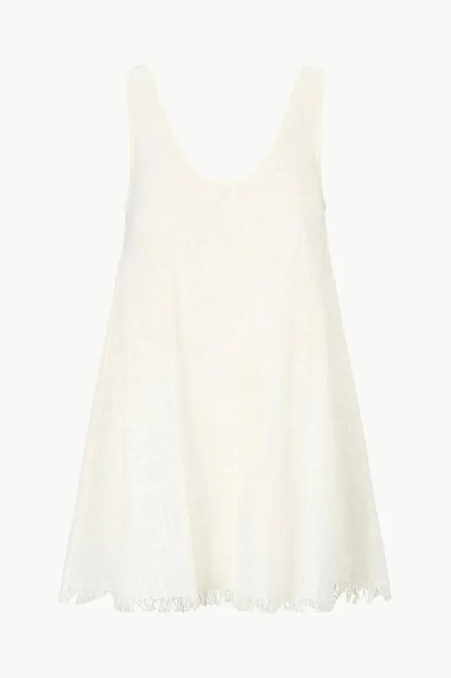 STAUD Swim TILLIE COVERUP DRESS Buttercream 8211 Women STAUD Swim TILLIE COVERUP DRESS Buttercream 8211 Women