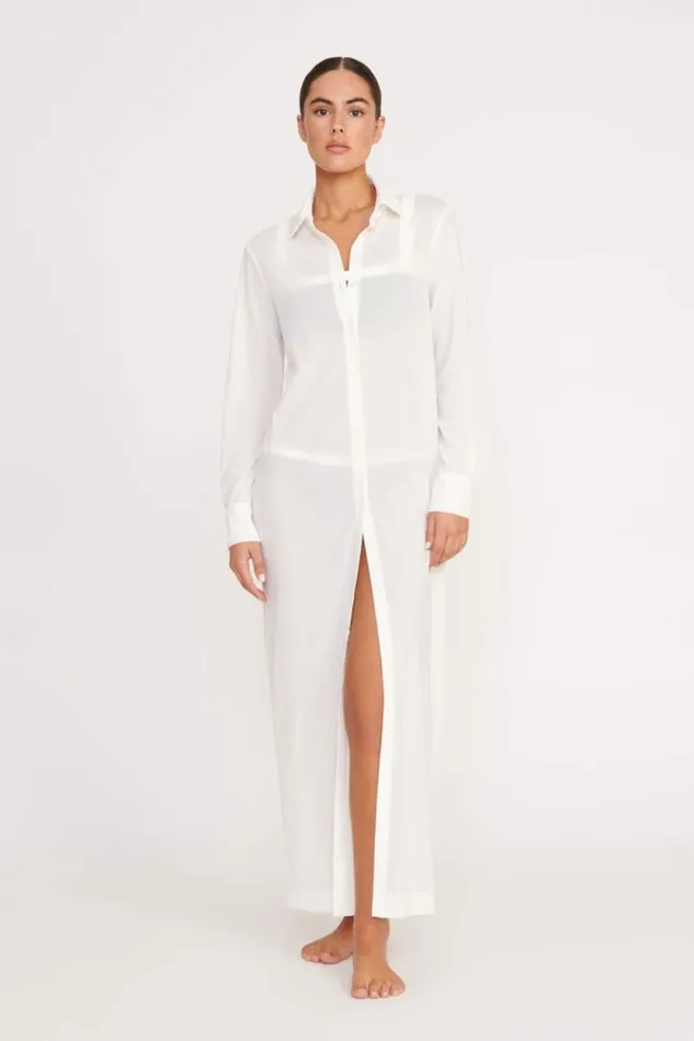 STAUD Swim VITA DRESS White 8211 Women