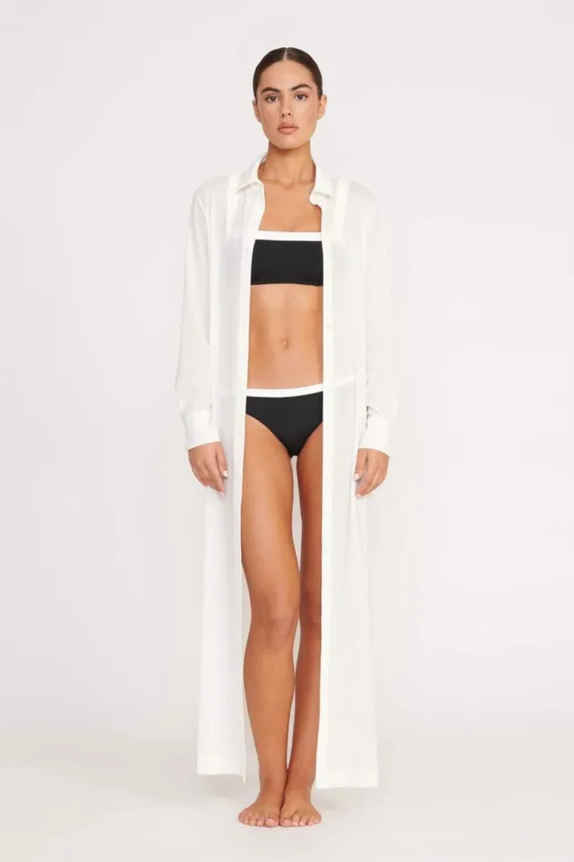 STAUD Swim VITA DRESS White 8211 Women