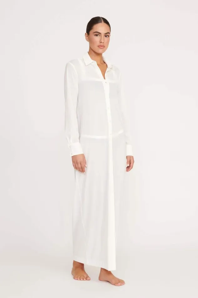 STAUD Swim VITA DRESS White 8211 Women