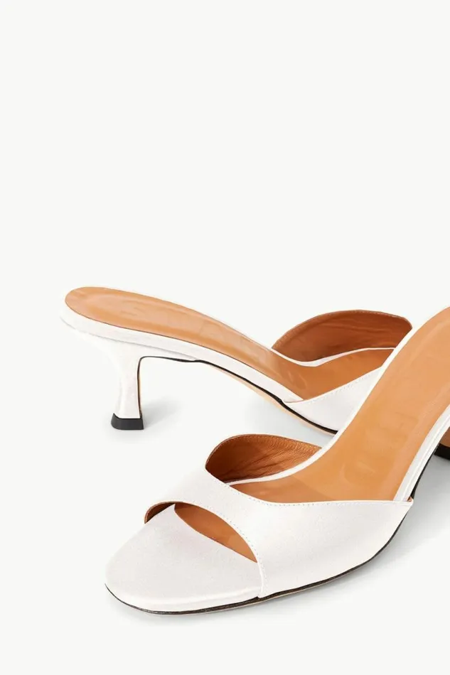 STAUD The Evening Edit BRIGITTE MULE Paper Satin 8211 Women STAUD The Evening Edit BRIGITTE MULE Paper Satin 8211 Women